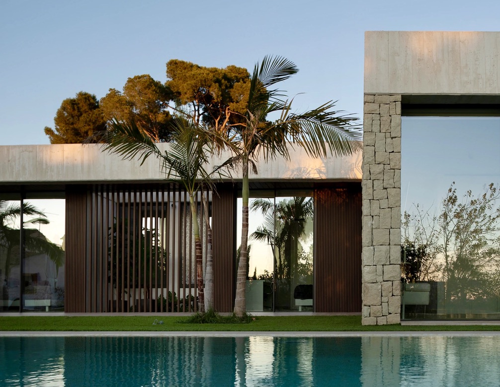 Schottendeck Cube battens for pergola and screen