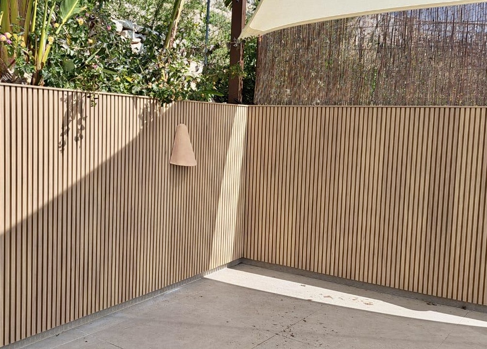 Revestimiento Schottendeck Lignea en fachada exterior